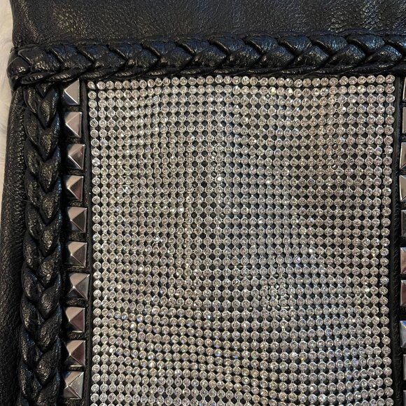 MMS Design Studio Rhinestone & Studs Bag - Picture 6 of 8